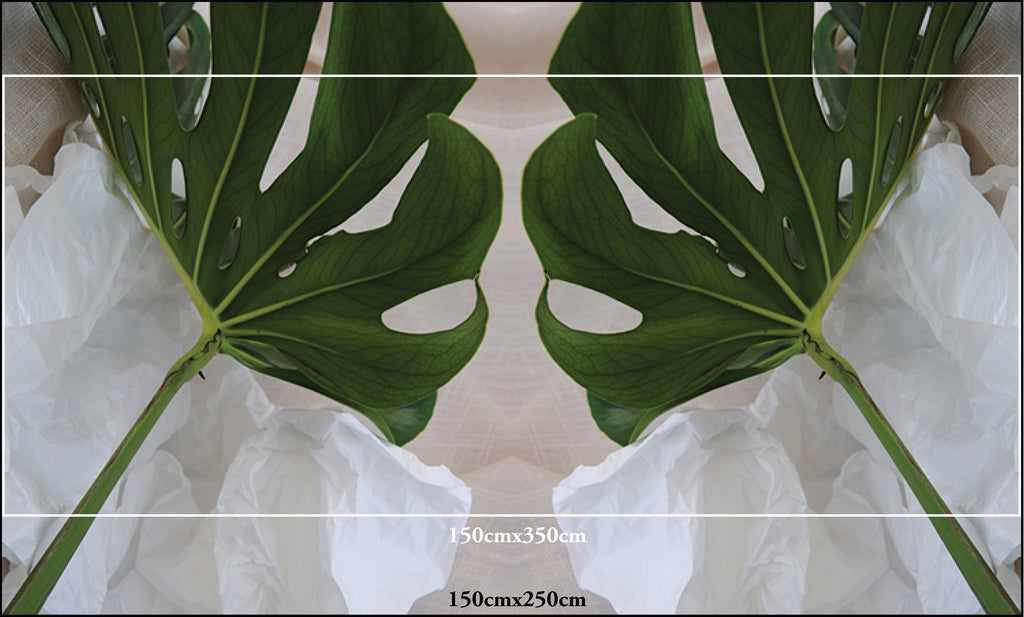 Deli Monstera - cotton tablecloth Tablecloth Days of Tumult 
