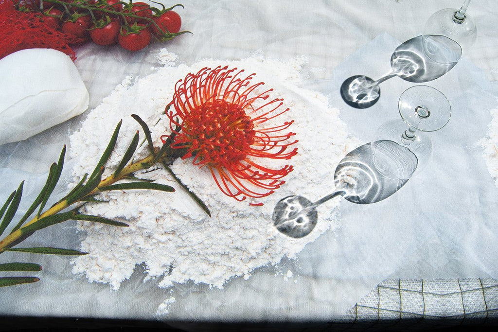 Flour Cushion - cotton tablecloth Tablecloth Days of Tumult 