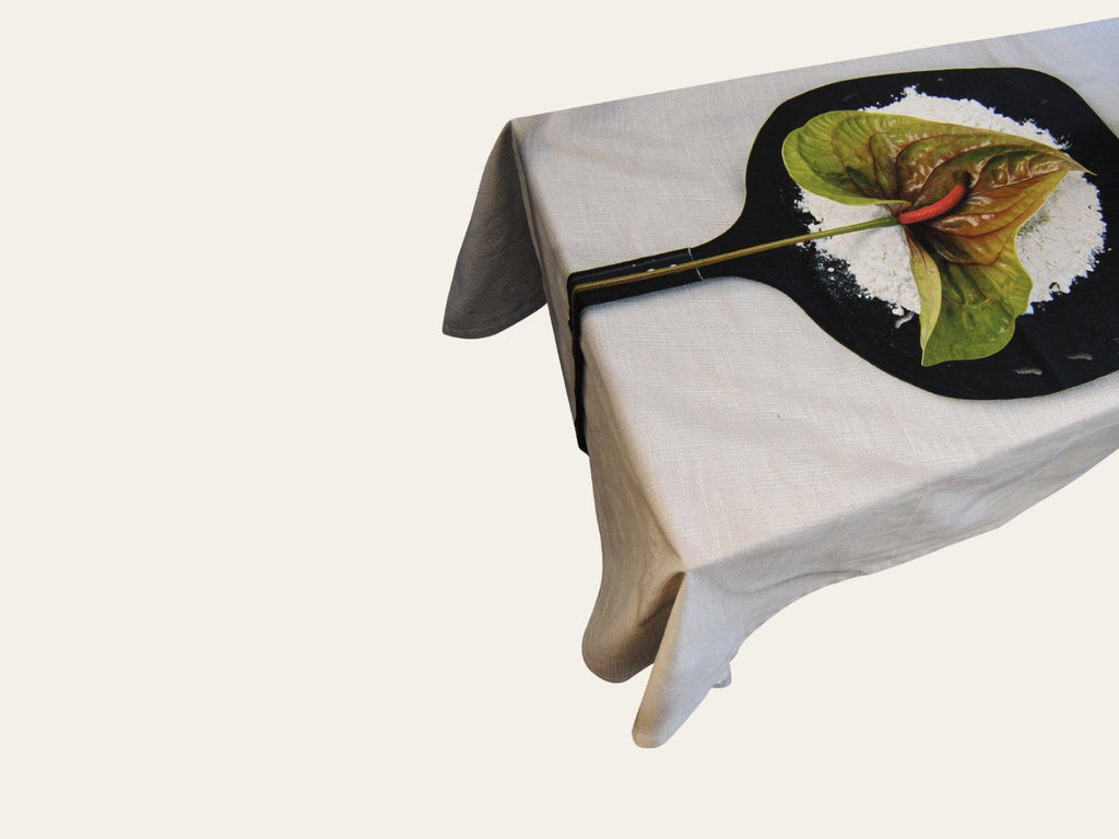 Forbidden Foods - cotton tablecloth Tablecloth Days of Tumult 