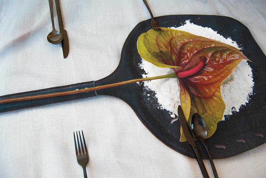 Forbidden Foods - cotton tablecloth Tablecloth Days of Tumult 