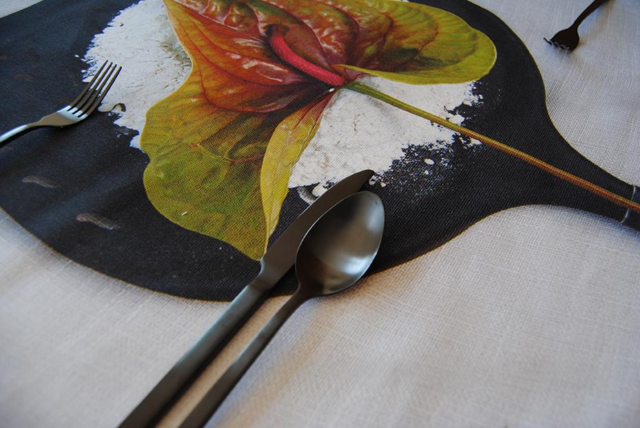 Forbidden Foods - cotton tablecloth Tablecloth Days of Tumult 
