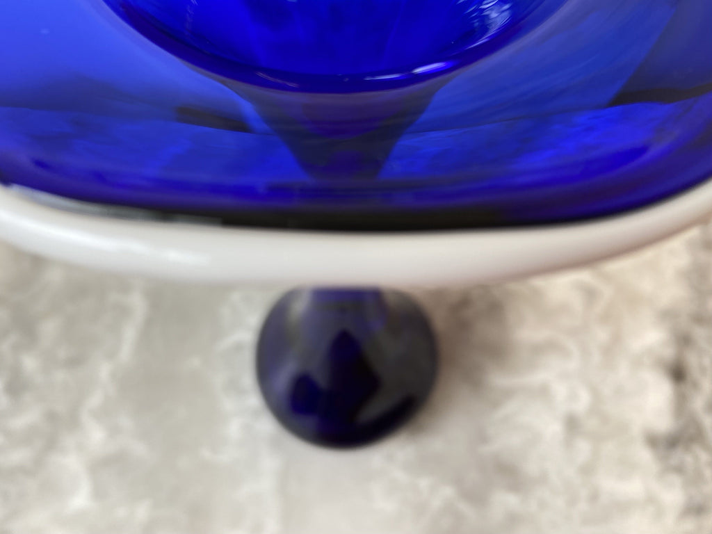 Glass vase - intense blue Homeware Days of Tumult 