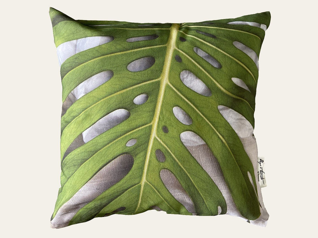 Monstera Void - outdoor cushion Pillow Days of Tumult 