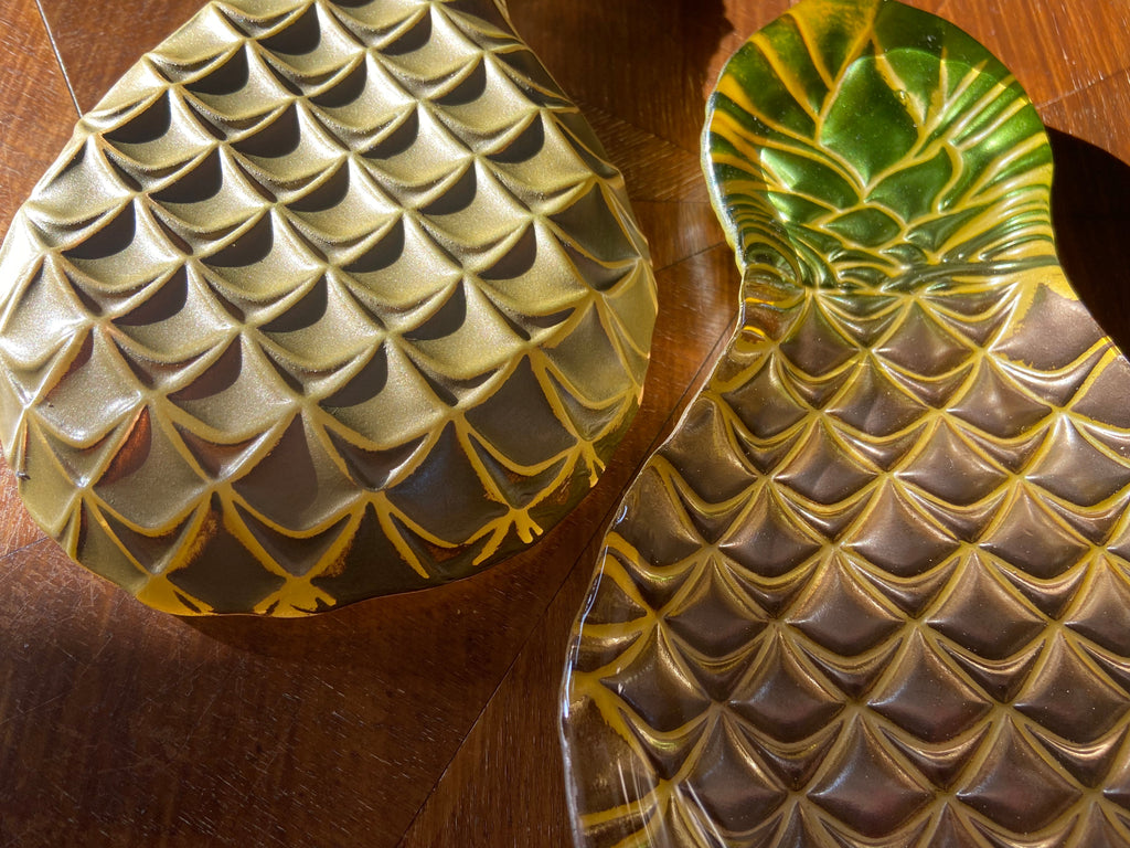 Pineapple dessert plates - set of 2 Homeware Days of Tumult 