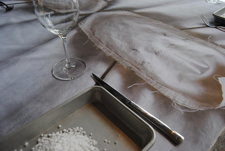 Stormy Dinner - cotton tablecloth Tablecloth Days of Tumult 