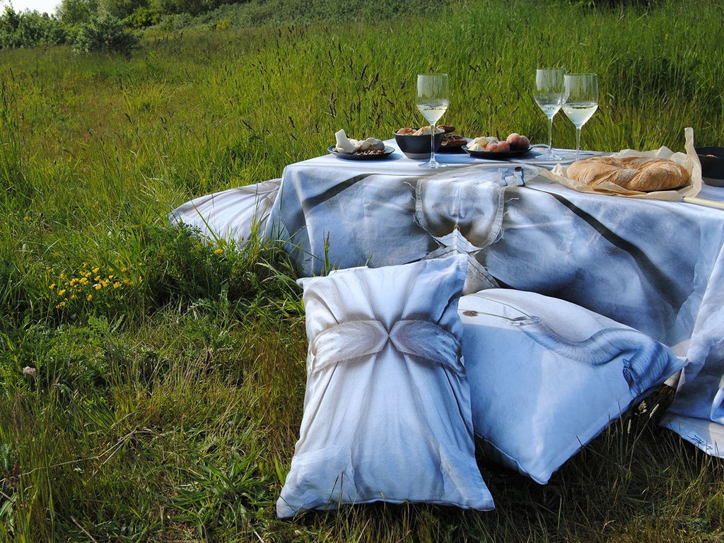Stormy Dinner - rectangular outdoor cushion Pillow Days of Tumult 