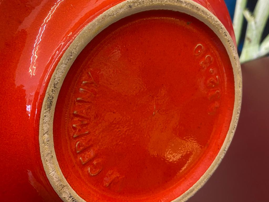West Germany Vase - deco - deep navy orange Homeware Days of Tumult 